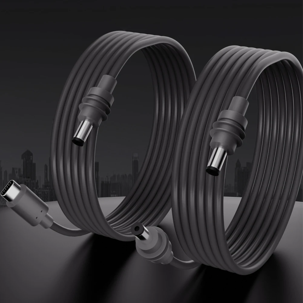 For Starlink Mini Gen 3 USB C To DC Power Adapter Outerdoor Waterproof Barrel Jack Charging Cable 100W USB C To DC Power Cable