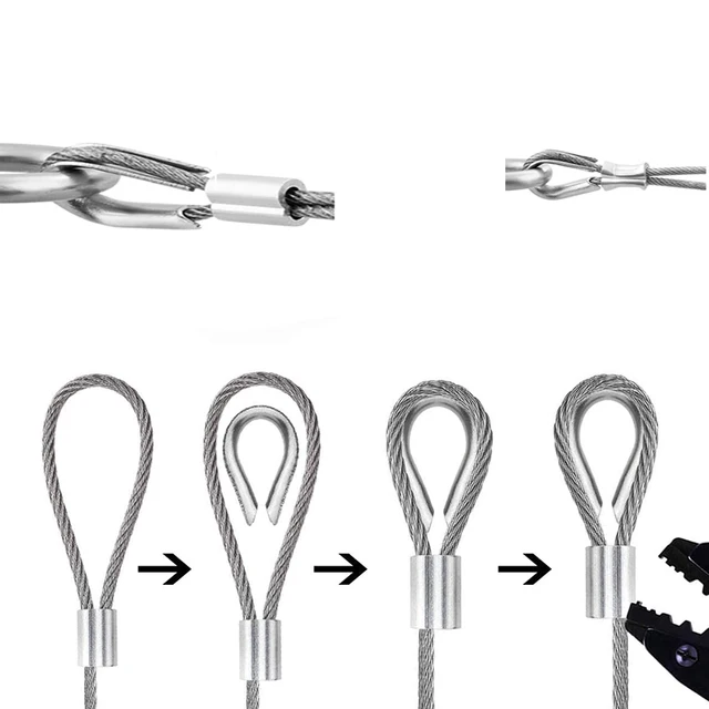 Árnyékos Vitorla Előtető -Kiegészítő 304 Rozsdamentes Acél Háromszög Hardverkészlet Turnbuckle Clip Hook 30 M/3 Mm Pvc Bevont Huzalkötél - Image 4