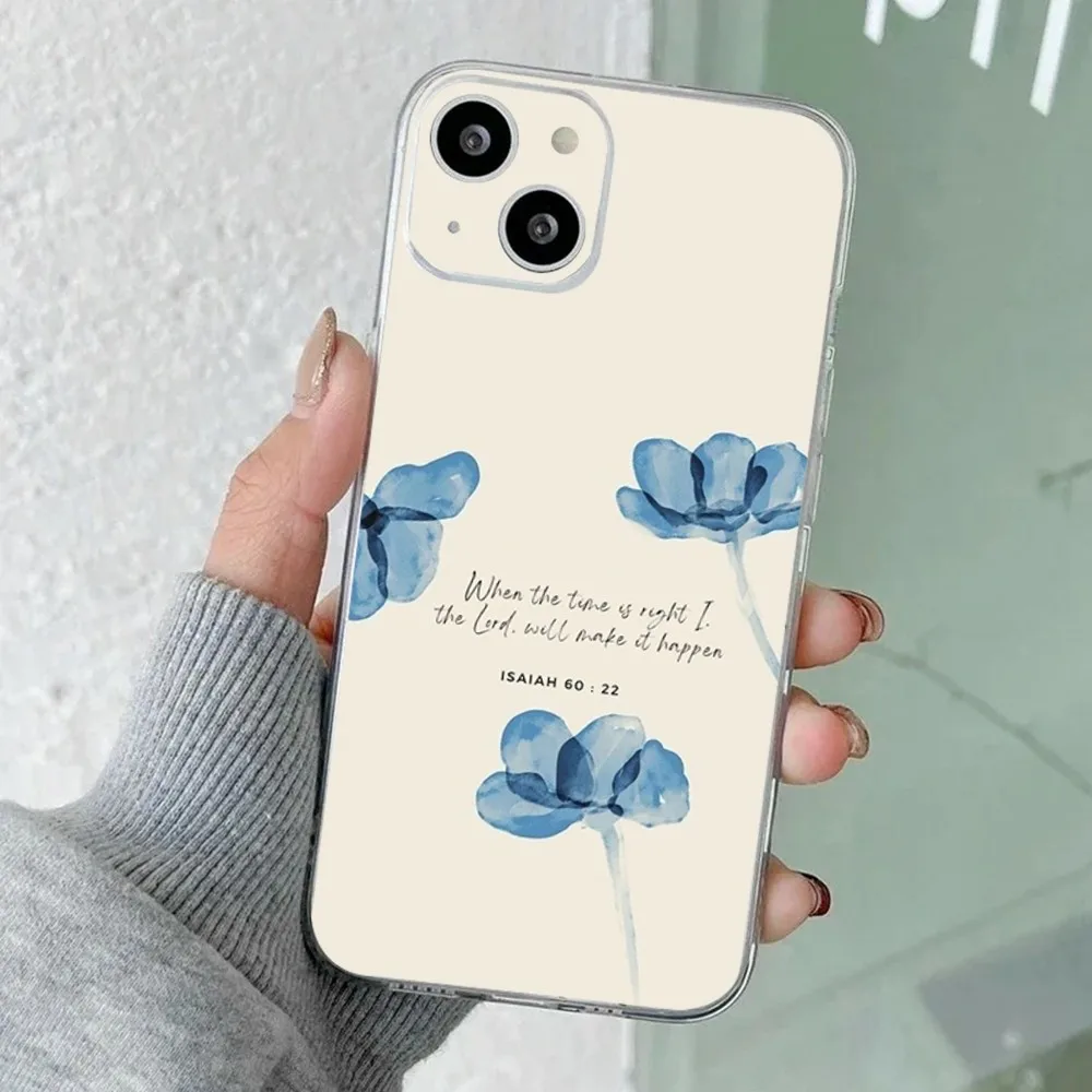 Divine Inspiration Christian Religious Faith Phone Case - Shockproof Soft Cover