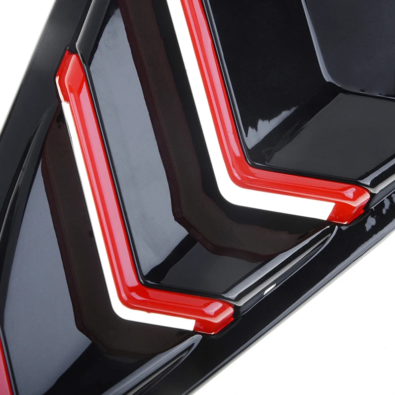 Rear Side Window Louver Spoiler Panel 1/4 Quarter Window Car Accessories Replacement Fit For Honda Civic 10th Sedan -