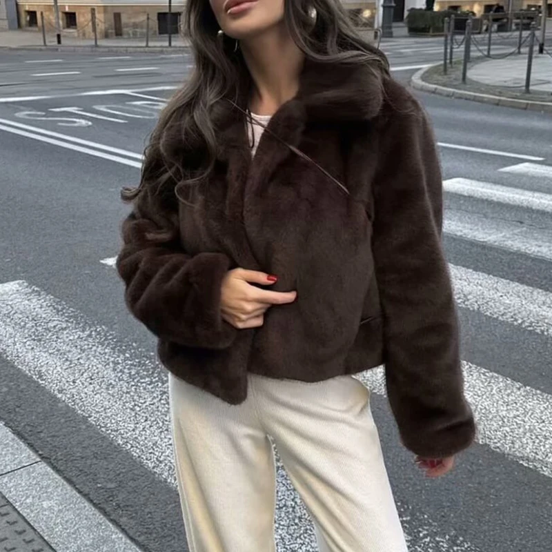 Women's Jackets Coat Winter Outwear Elegant Fashion Long Sleeve Tops 2024 inszart Casacas Femme Solid Casual Loose Woman Jacket