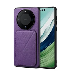 Leather Magnetic Wallet Phone Case - EUCAGR Collection for Magic5 Ultimate (PURPLE)