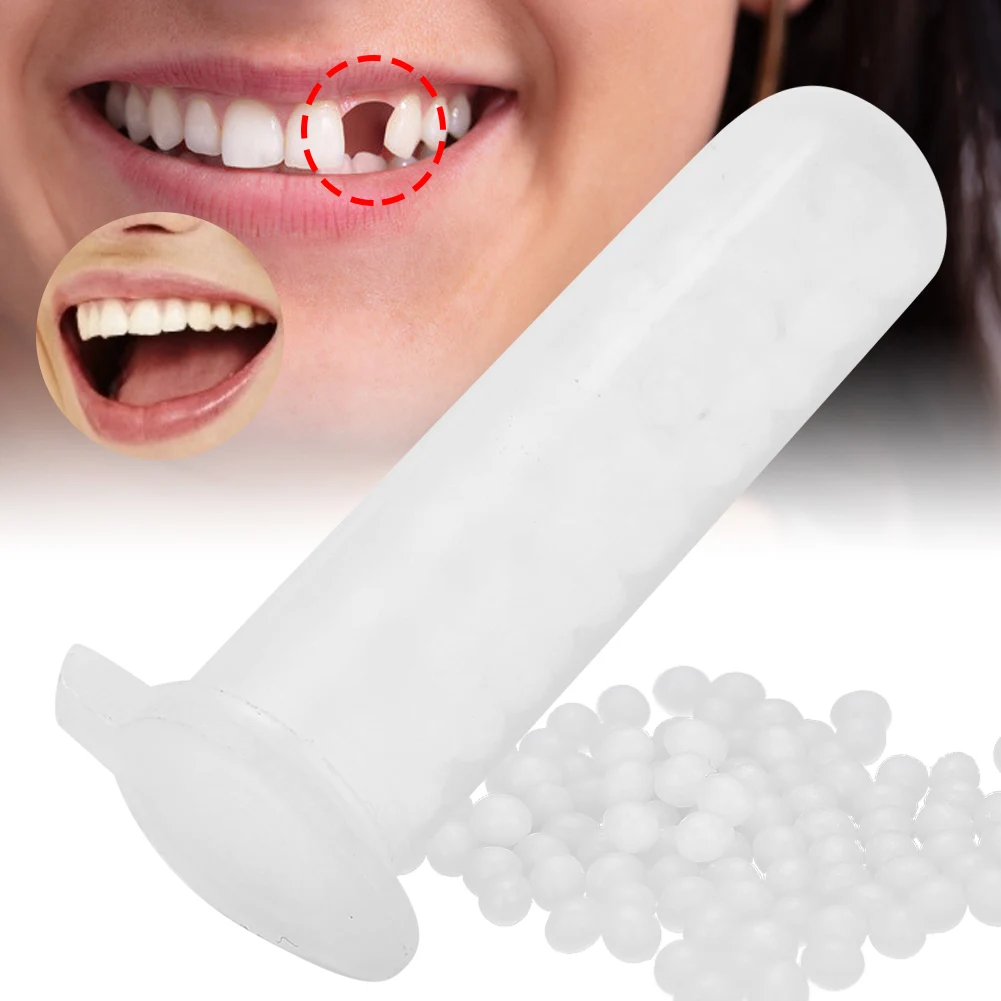 

10Pcs 40gDegradable Nontoxic Harmless Food Grade Temporary Tooth Repair Beads Missing Broken Teeth Dental Tooth Filling Material