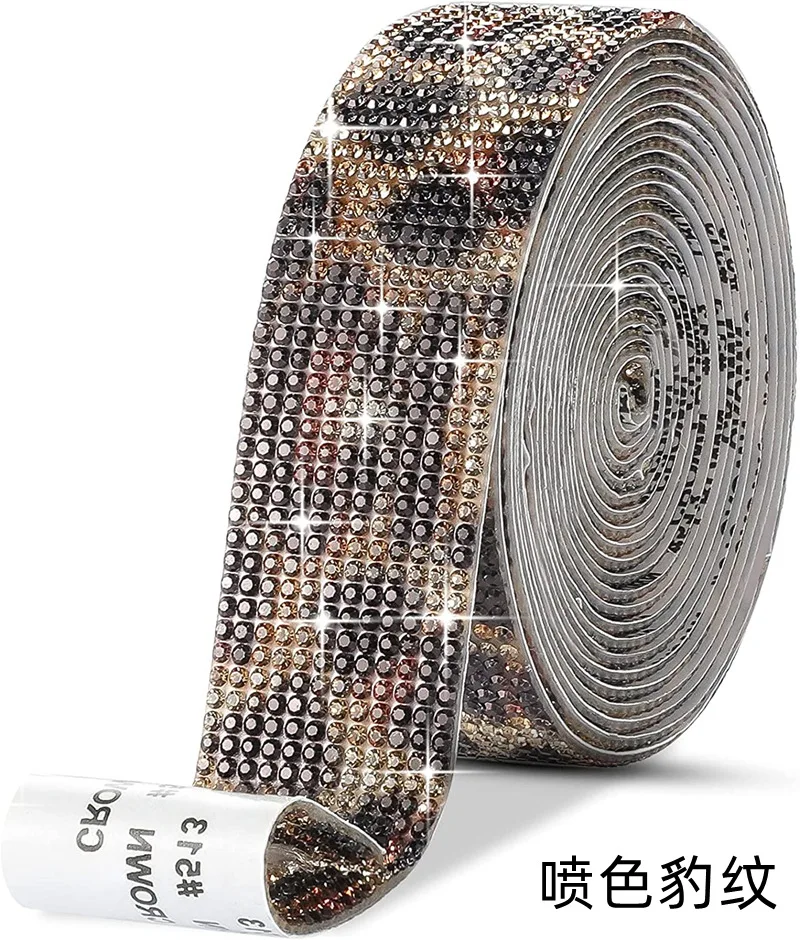 Self-Adhesive Crystal Rhinestone Ribbon for DIY Crafts and Decorations