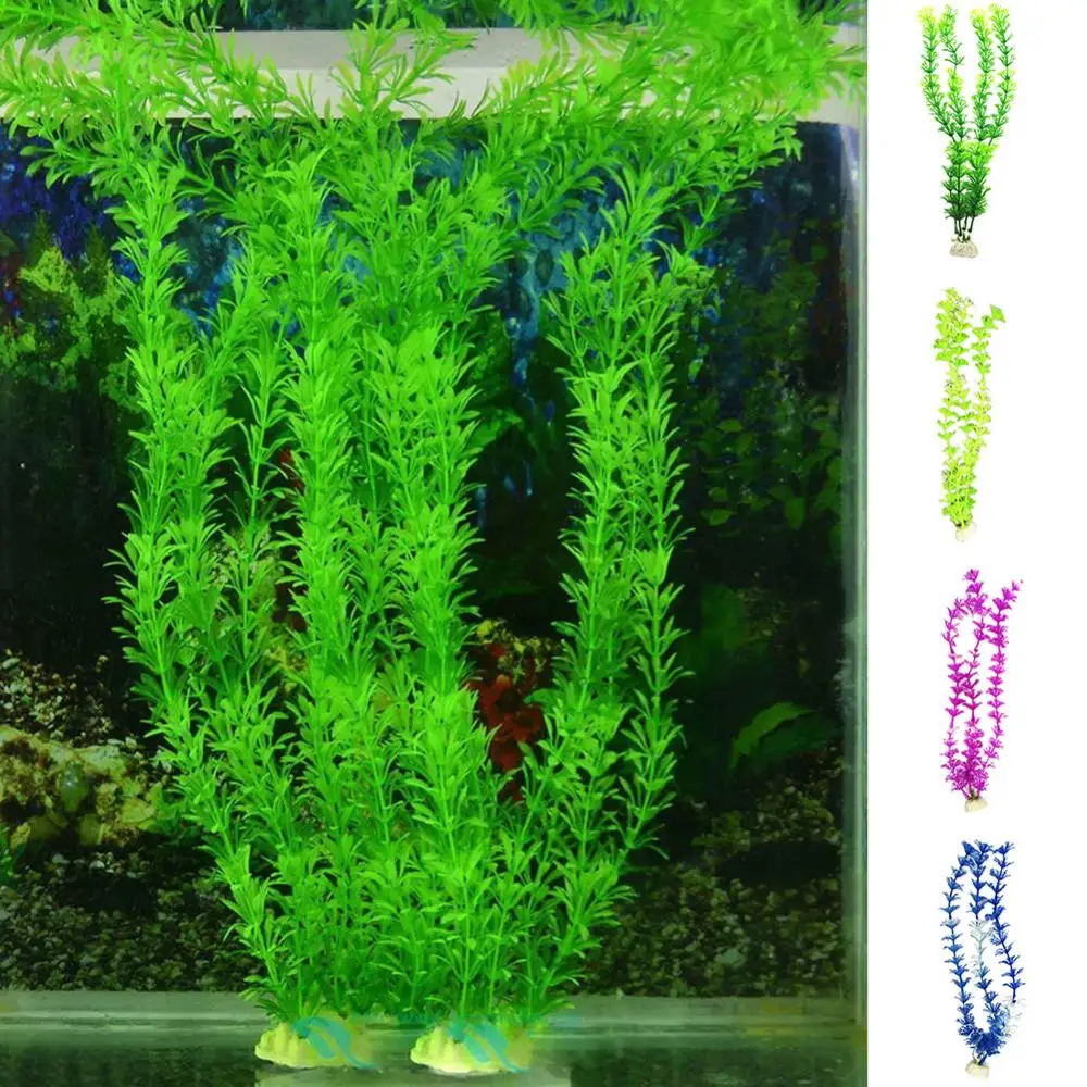 Artificial Aquarium Decor Plants Water Weeds Ornament Aquatic Plant Fish Tank Grass Decoration Water Grass Decorations 1 Pc 30CM artificial plants,fish tank decorations,aquarium ornaments,artificial aquarium plants