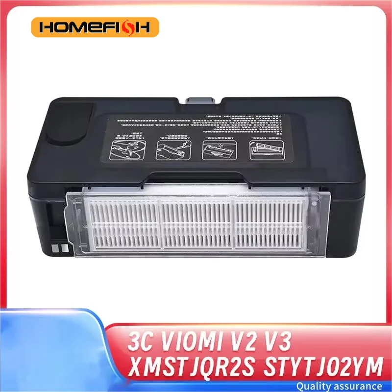 HOMEFISH 2 in 1 Water Tank Dust Box For Robot Vacuum Mop
