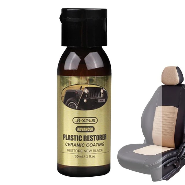 Car Trim Restorer Agent Auto Interior Plastic Leather Trim Seat Polish  Shine Restorer Ceramic Coating Back To Gloss accessories - AliExpress