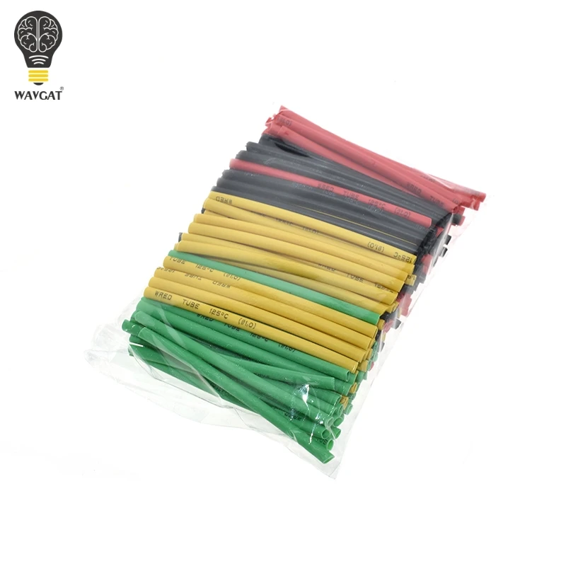 127Pcs / 328Pcs Car Electrical Cable Tube kits Heat Shrink Tube Tubing Wrap Sleeve Assorted 8 Sizes Mixed Color