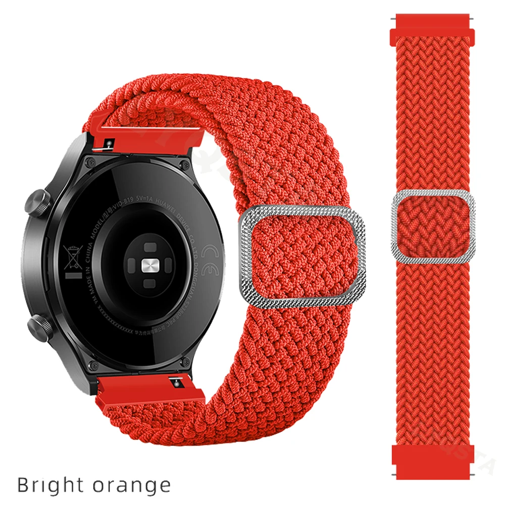 Premium 22mm Nylon Smartwatch Band Bracelet