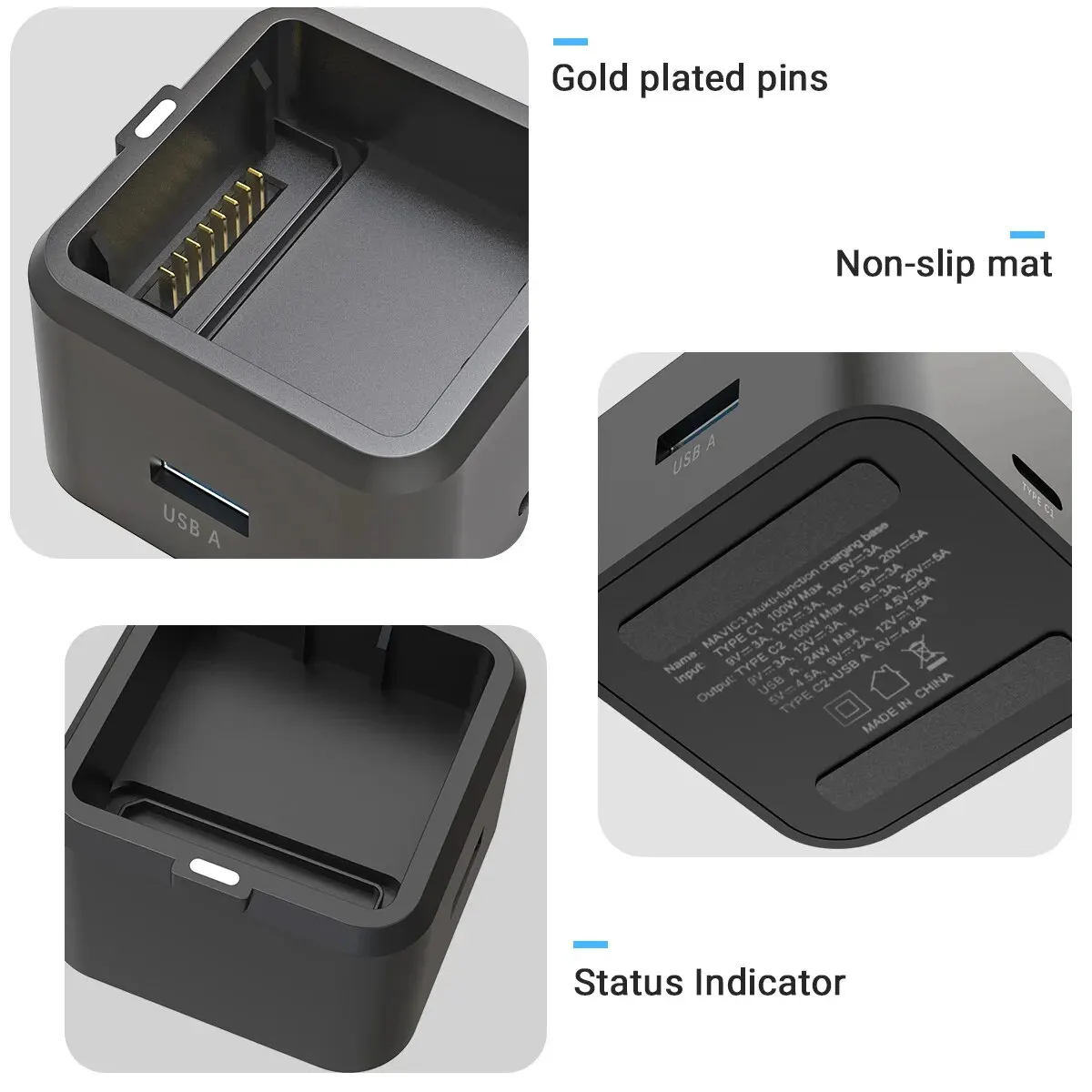 DJI Mavic 3シリーズ 100W バッテリー充電ハブ DJI Mavic 3 シリーズ 100W バッテリー充電ハブ - セキド