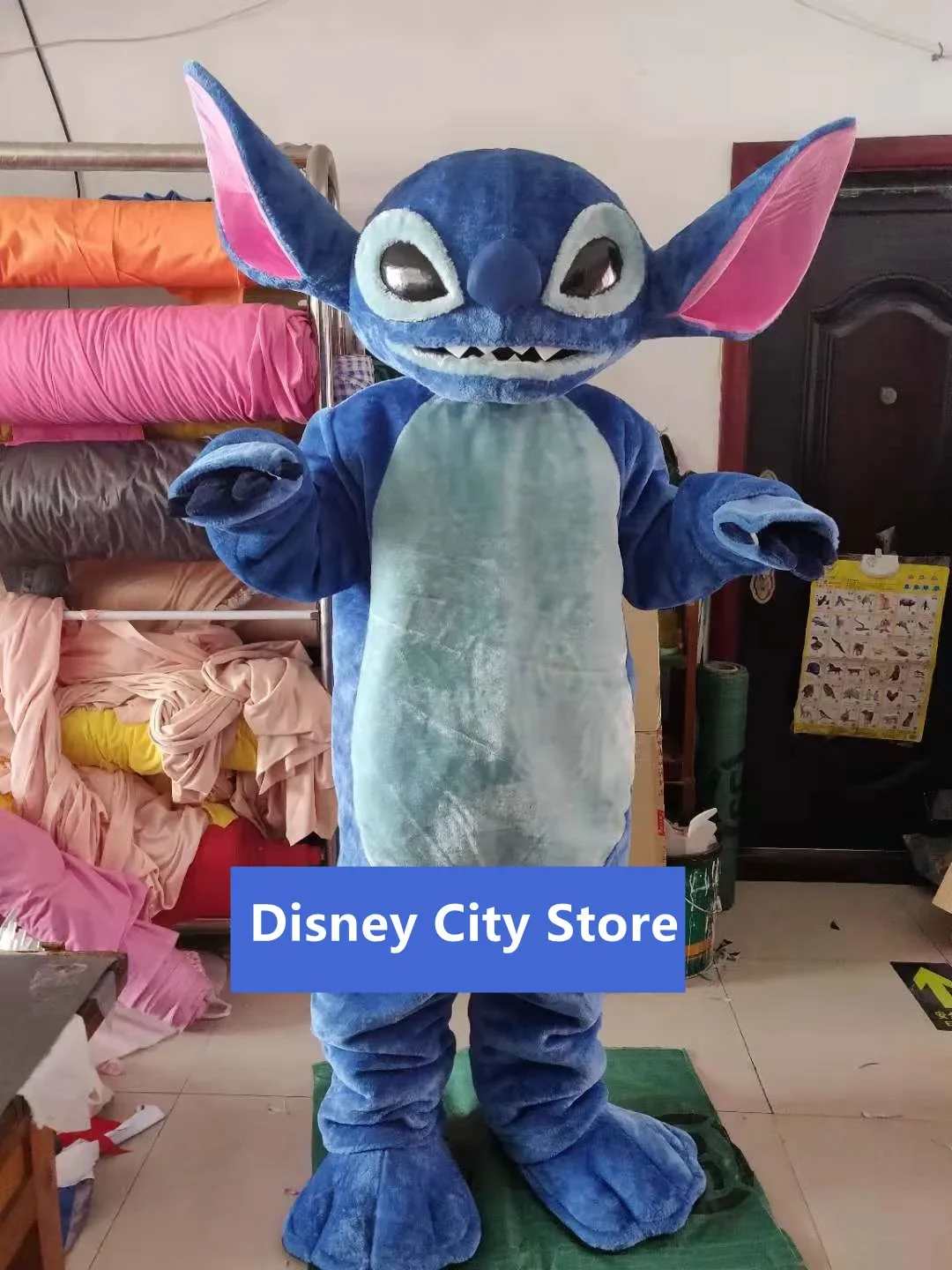Cosplay Disney Lilo & Stitch Cartoon character costume Mascot Advertising Costume Fancy Dress Party Animal carnival Celebration 3