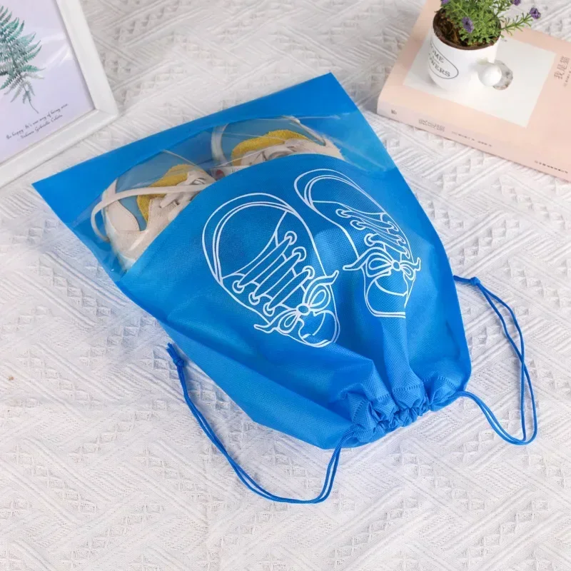 1/3/5/10PC Bolsa de almacenamiento de viaje Portátil con cordón Organizador de ropa interior Maleta a prueba de polvo Bolsa de almacenamiento de maquillaje Funda de zapatos