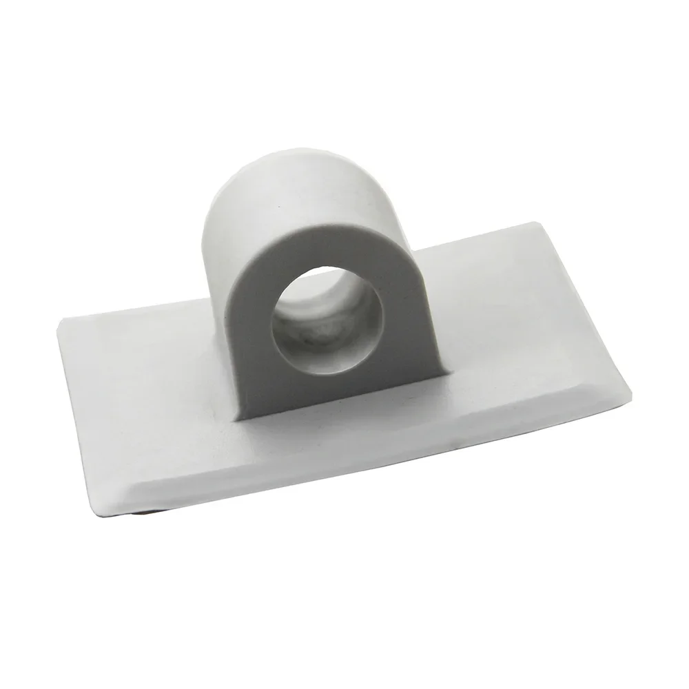 2 Pieces 20mm Dia PVC Engine Motor Clip Stand Holder Inflatable Mount Clips for Kayak Boat Canoe Rubber Dinghy