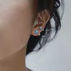 925 Sterling Silver 3/4/5MM Round Zircon Mini Stud Earrings For Women Classic Fine Jewelry Piercing Bone Ear Accessories