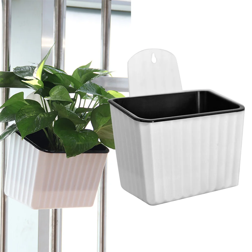 

Plastic Gardening Creative Planter Self Watering Planter Pot Wall Mounted Plants Succulents Holder Long Time Water Storage