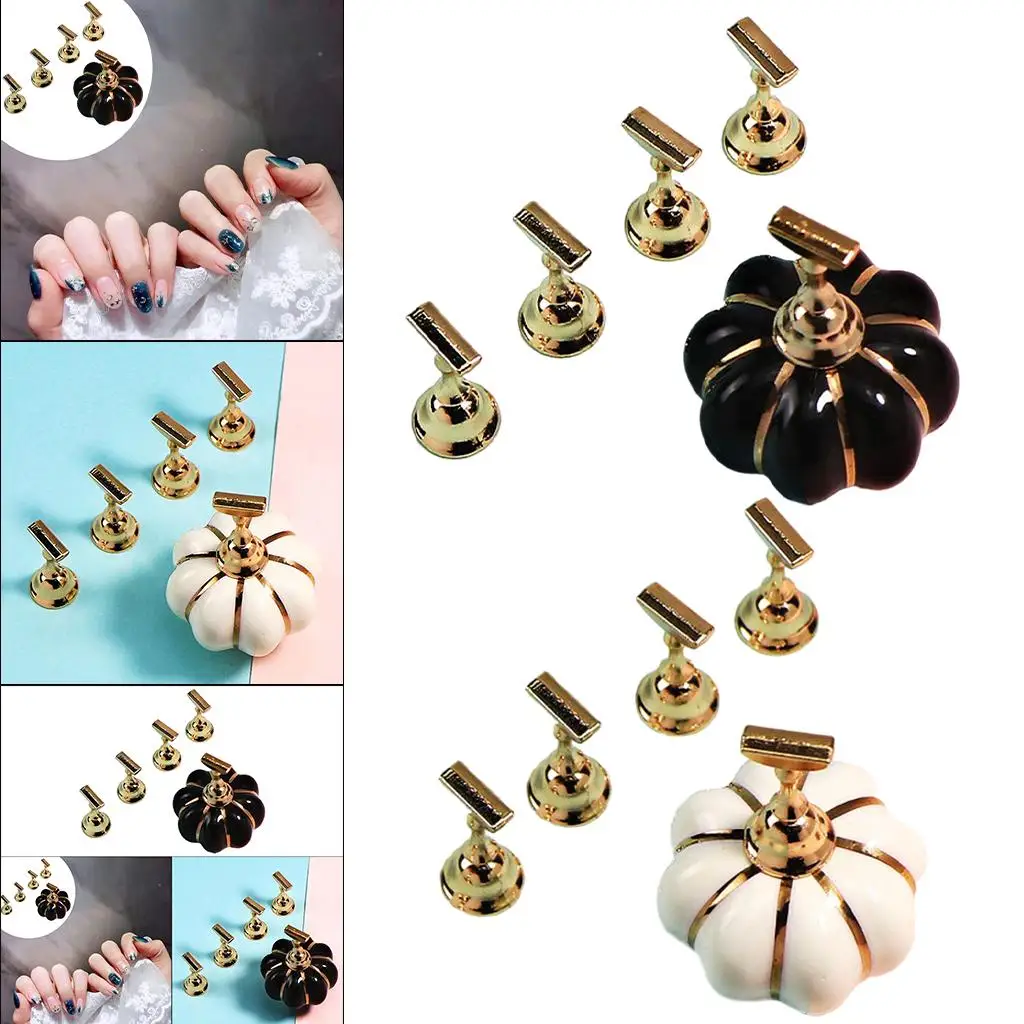 Pumpkin Nail Art Holder Magnetic Nail Tip Holders Nail Mount Showing Shelf Nail