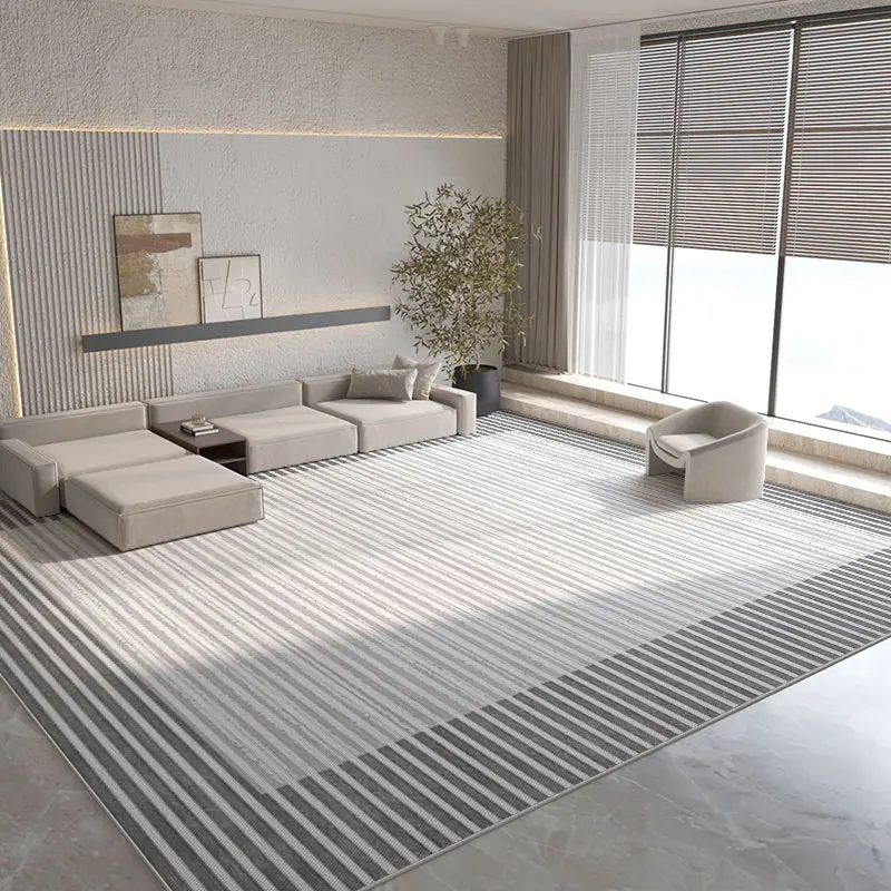 Modern Minimalist Carpets for Living Room Decoration Washable Rug Bedroom Decor Rugs Short Pile Carpet Home Thicken Floor Mats 4