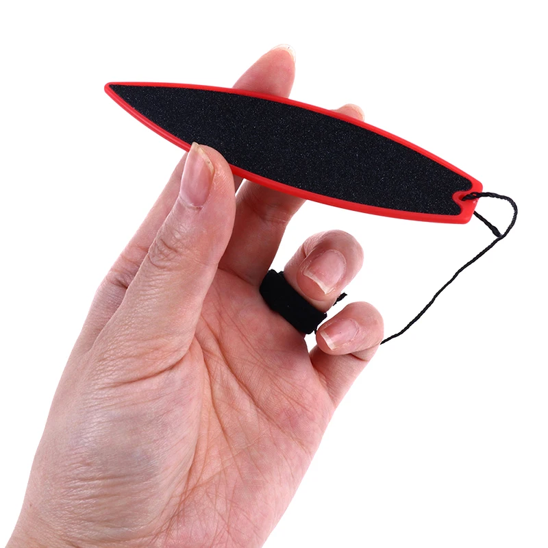 。 5Pcst 새로운 PE/EVA 블랙 핑거보드 데크 언컷 테이프 스티커 블랙 폼 그립 테이프 스티커 2 사이즈