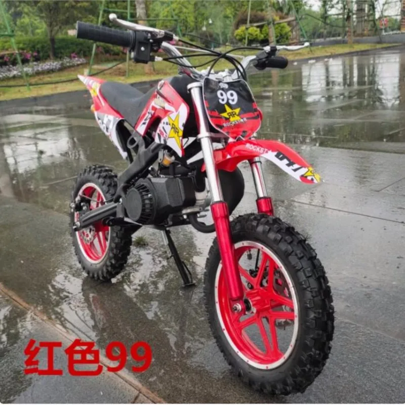 49cc Two Stroke Children's Motorcycle Off-Road Vehicle High-Speed Racing Motorcycle Gasoline Scooter
