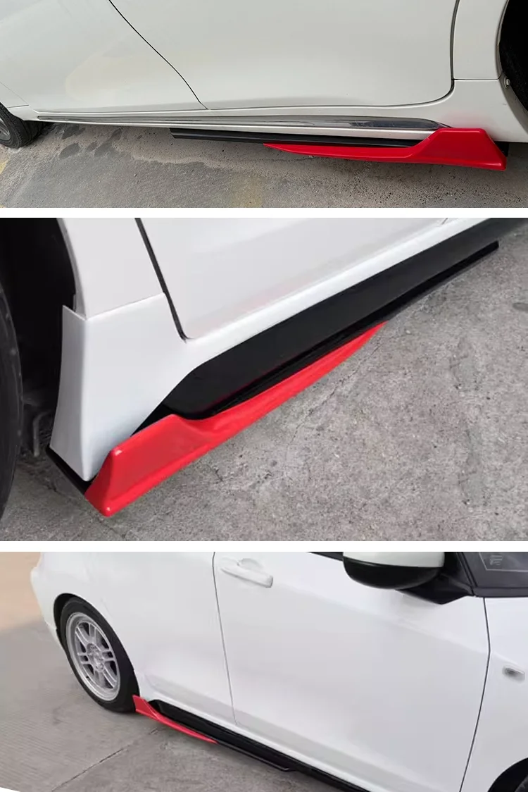 Auto Seite Rock Verlängerung Splitter Rocker Panels Lip Stoßstange 4 stücke Für Golf 7 Gti Sitz Ibiza 6l Clio 4X5 E53 W177 W211 W205 Audi A – Detail 4