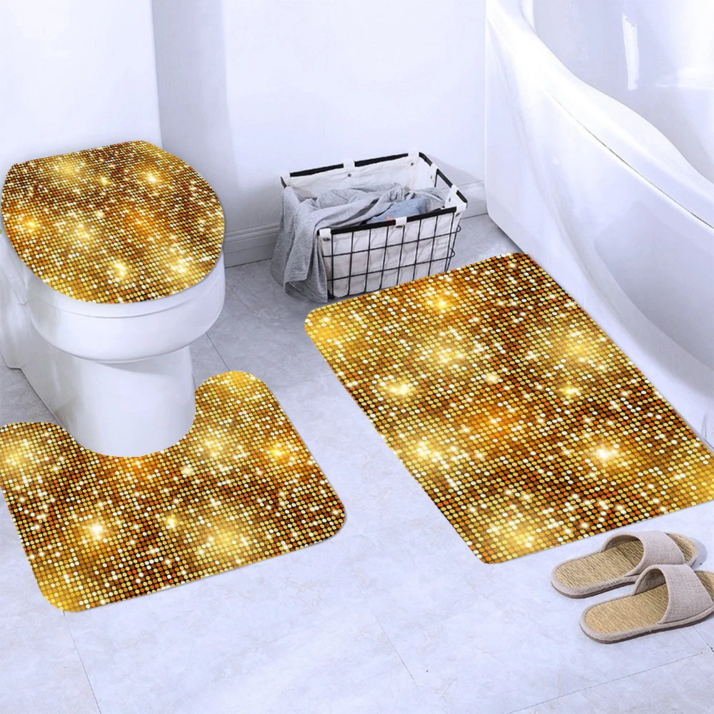 Duschvorhang-Set Geometrisch 183x183cm - Wasserdicht, Abstraktes Design Mit 12 Haken