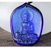 GOOD LUCK pocket efficacious Mascot Bless Safe luck Green Tara Pharmacist Medicine Buddha Crystal Pendant Buddhist Amulet 1
