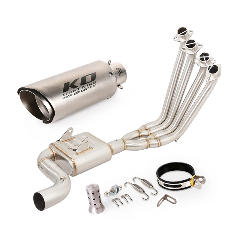 Exhaust System For Honda CBR650 CB650R CB650F CBR650F CBR 650 2014- 2023 Motorcycle Front Link Pipe Muffler Escape Slip On