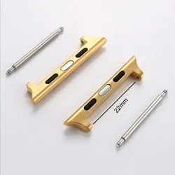 Versatile Adapter for Apple Watch Bands - 22mm Connector (TypeB - Gold)