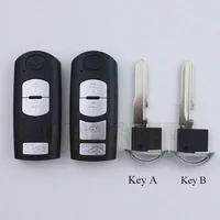 สําหรับ MAZDA 3 5 6 8 CX5 CX7 CX9 CX-5 CX-7 CX-9 MX-5 MX5 Miata RX-8 X-5 Summit Axela Atenza M3 M6 รถ Key FOB กรณี SHELL 2