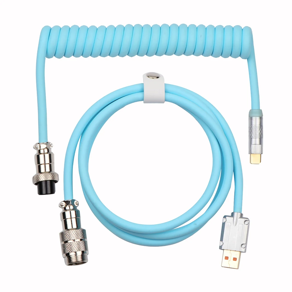 EPOMAKER-Cabo USB destacável tipo C para teclado