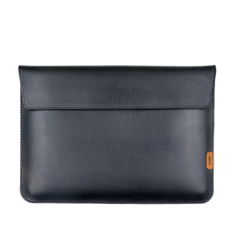 Elegant 15.6-Inch PU Leather Laptop Sleeve Case in Simple Design