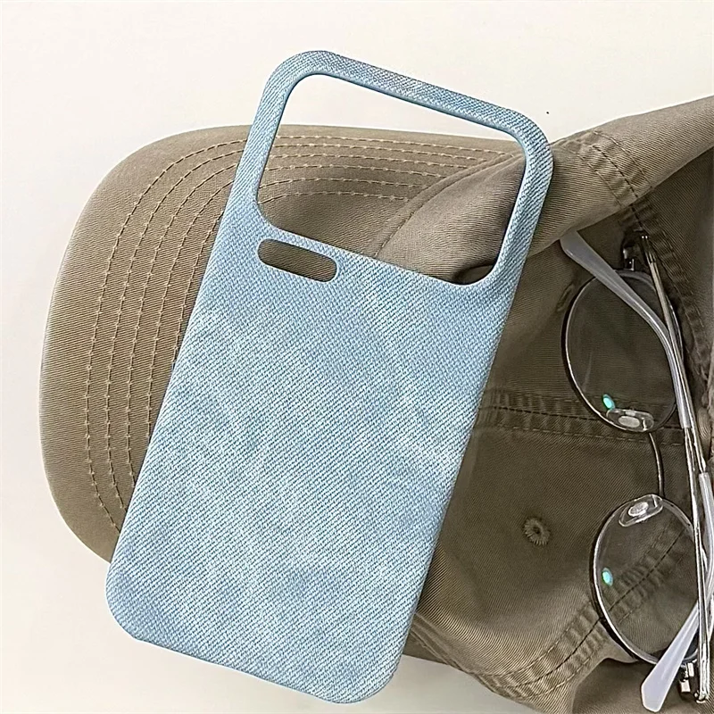 Matte Cloth Fabric Denim Anti-Fingerprint Shockproof Phone Case