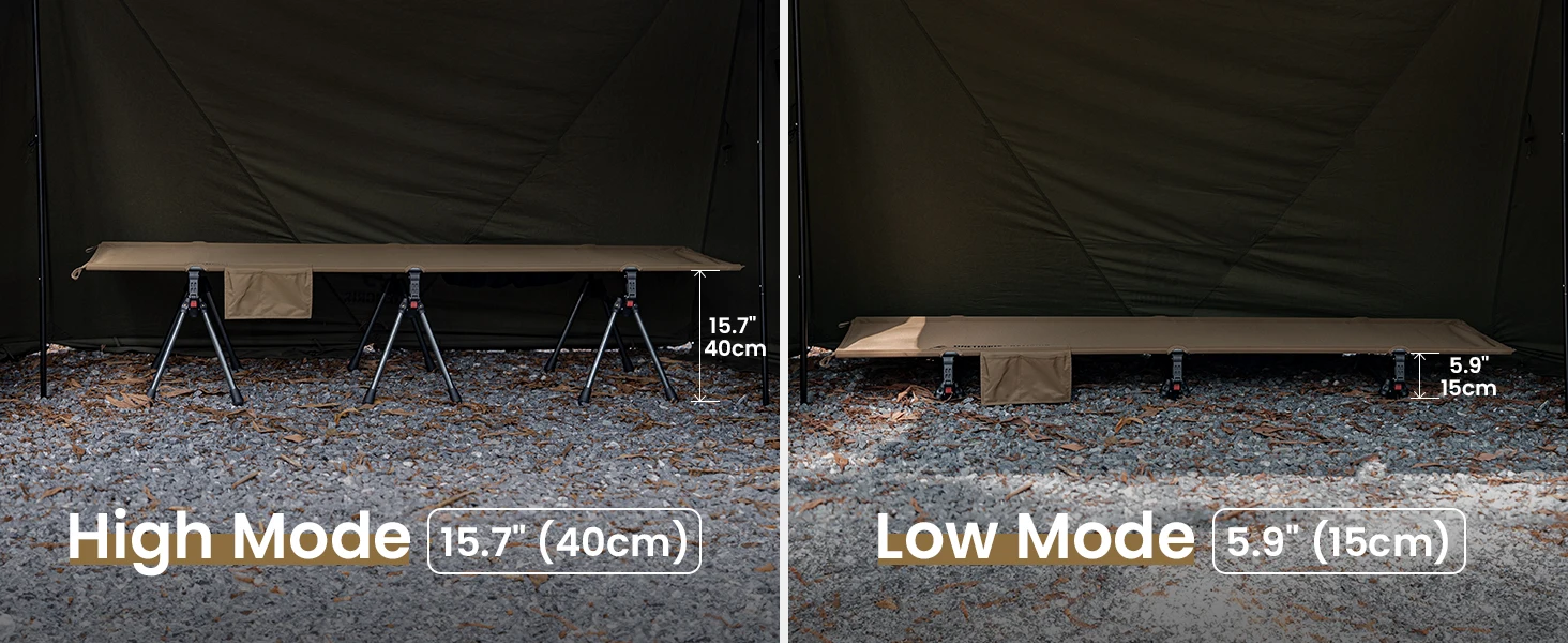 Description Picture 2 of itemOneTigris Supranubis Camping Cot Portable Easy-to-Assemble Folding Outdoor Bed Mat Sleeping Camp Cots for Adults