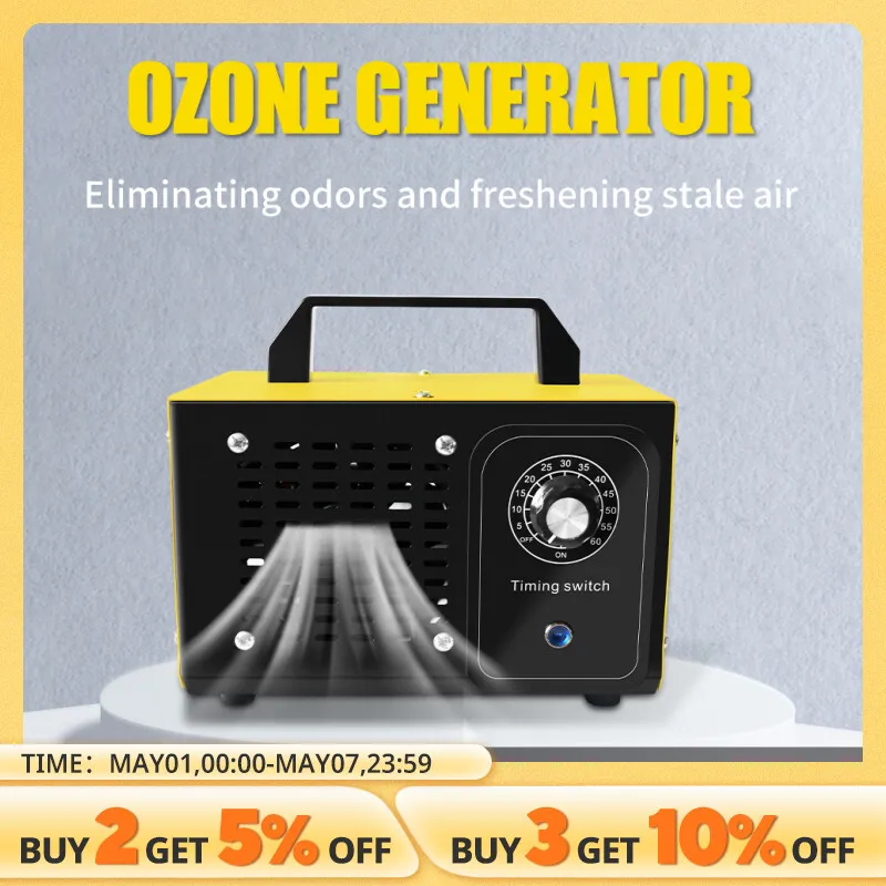 Ioniseur Sans Ozone Générateur D'ozone 30000 Mg/h - Purificateur D'air Avec Minuterie 120 Min - Pour Voiture, Maison, élimination Odeurs Purificateurs D 'air Ioniseur Sans Ozone Générateur D'ozone 30000 Mg/h - Purificateur D'air Avec Minuterie 120 Min - Pour Voiture, Maison, élimination Odeurs Purificateurs D 'air
