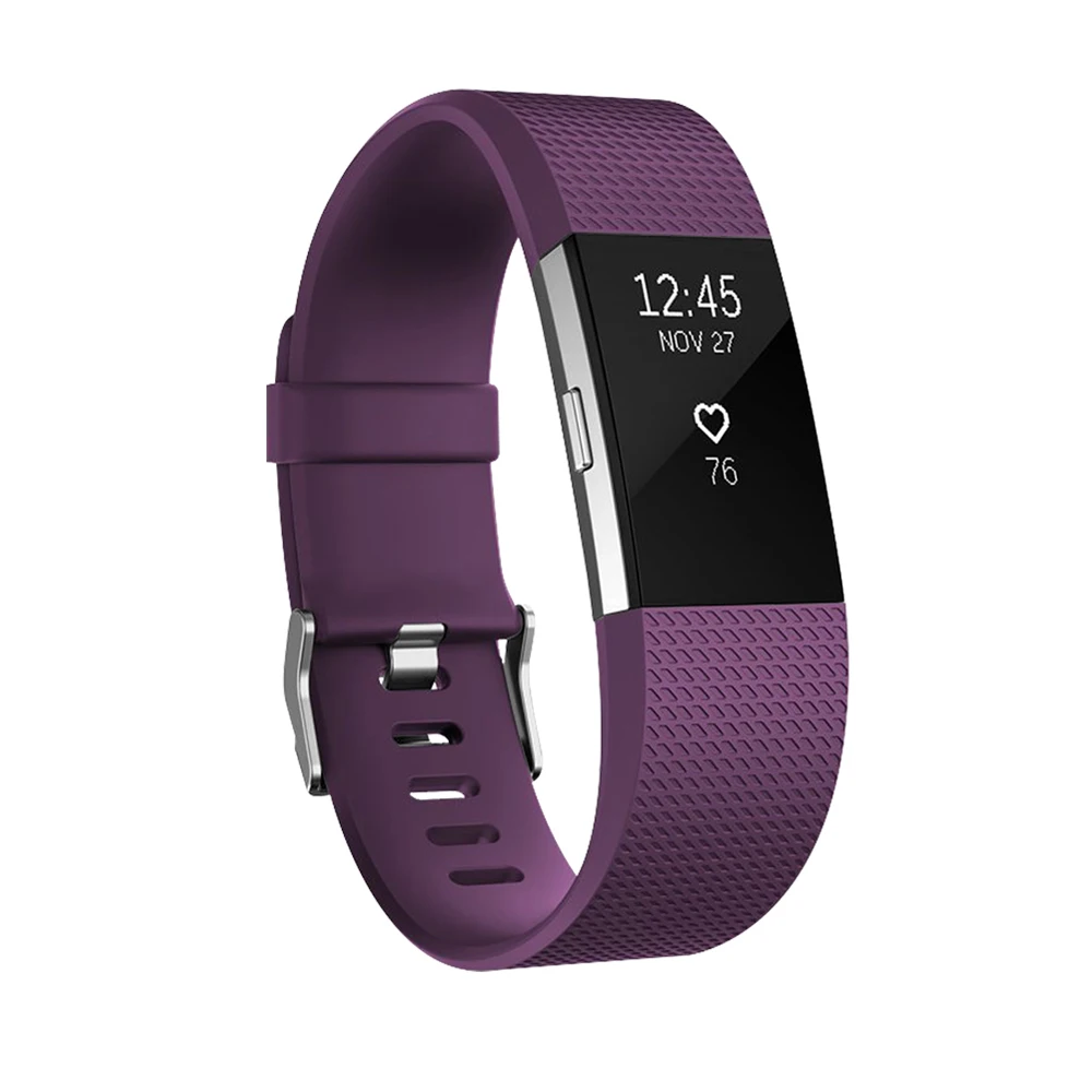 Flexible TPU Strap for Fitbit Charge 2 - Smart Watch Band Replacement Bracelet