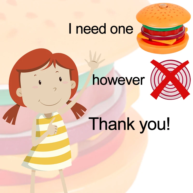 Children's Simulation Wooden Playhouse Hamburger Set Pairing Puzzle Food Cutting Assembled Toys
