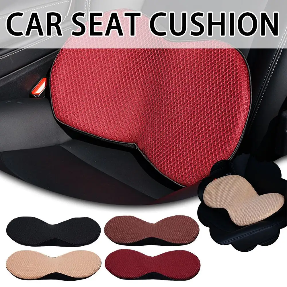 Car Seat Cushion Driver Seat Memory Foam Cushion Summer Breathable Non