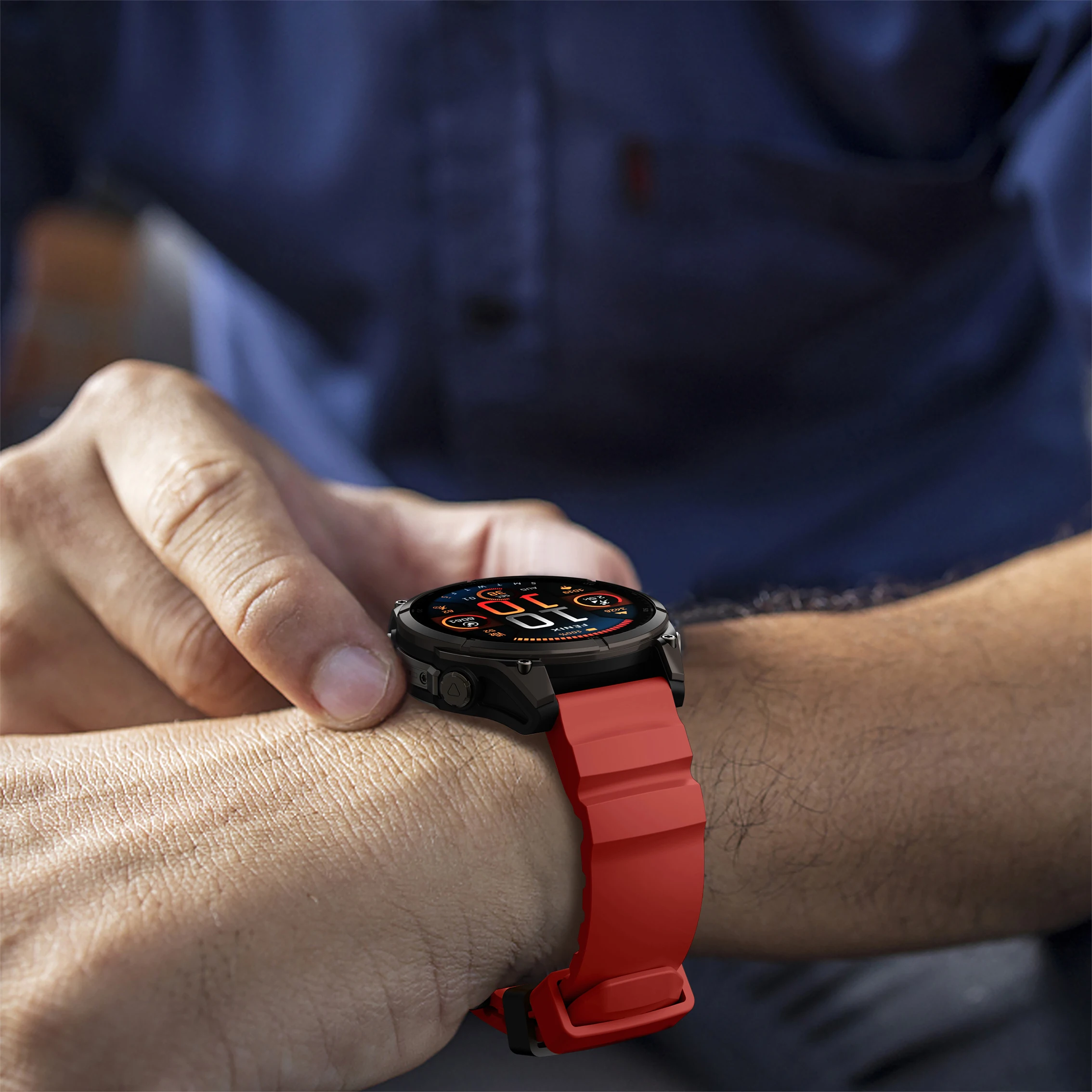 Durable Soft Silicone Sport Strap - 22mm/26mm - Men's Edition