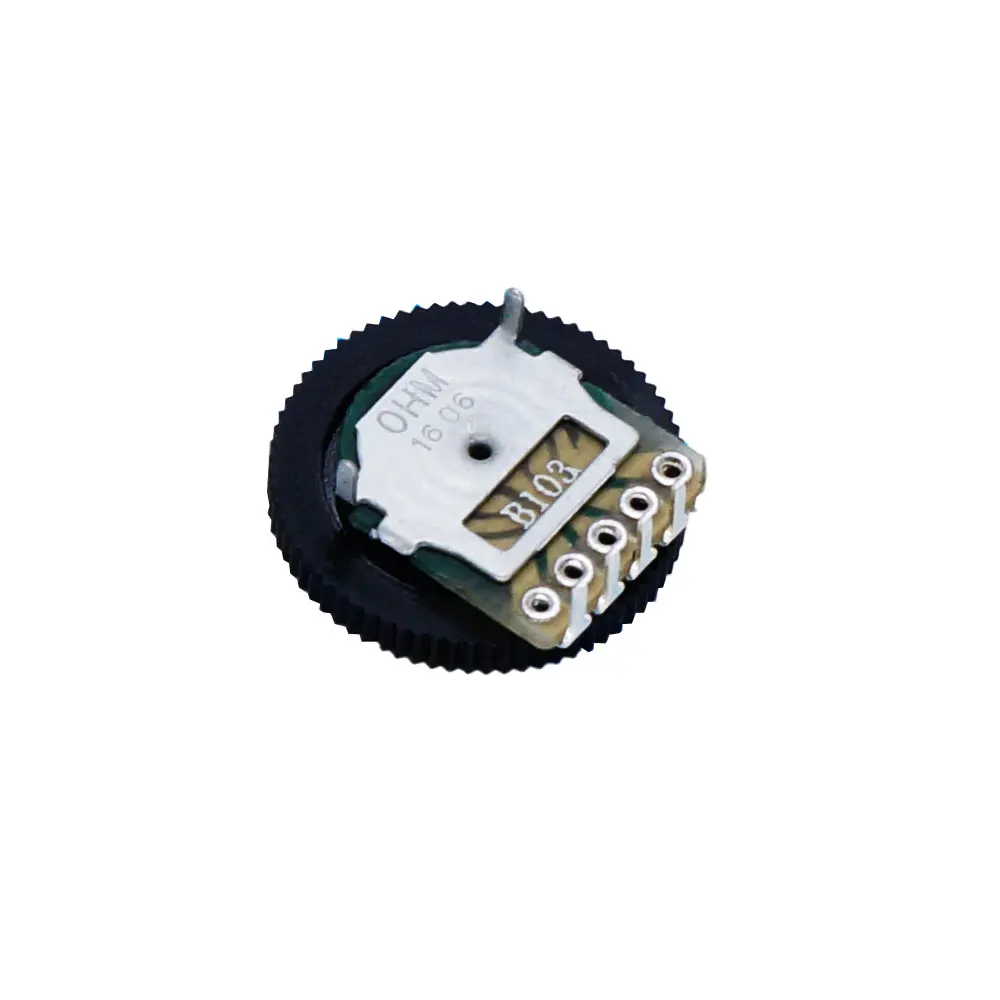 

10pcs B103 10K 16*2MM dual 5 foot dial potentiometer potentiometer gear Volume switch