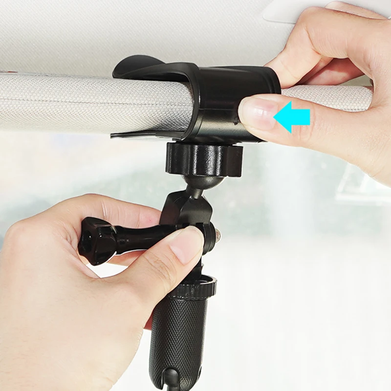 Support voiture GoPro pour caméra d'action - Fixation pare-soleil POV