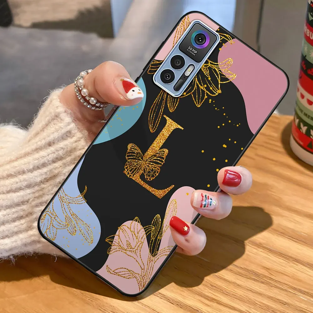 Luxurious Soft Silicone Bumper Phone Case with Elegant Letter Design - Premium Protection