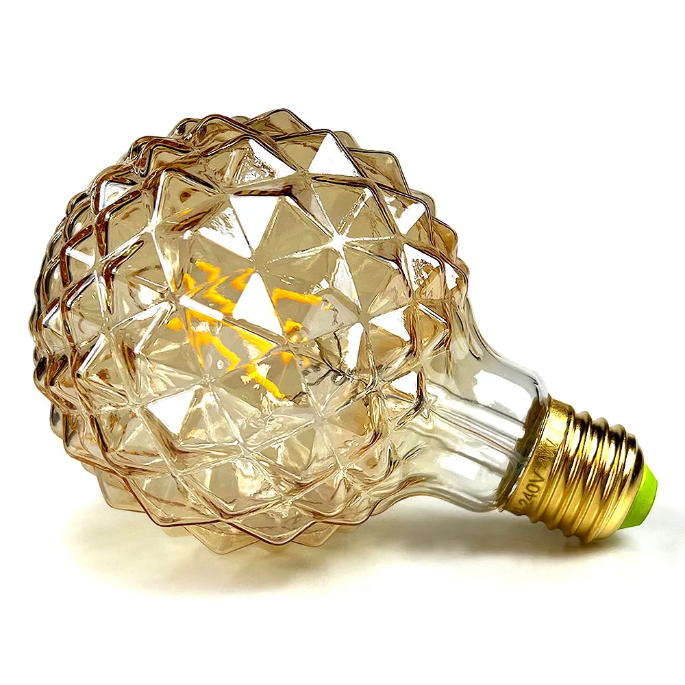 E27 Edison Led Bulb 2700Kelvin Warm White G95 Led Filament Special Shape 110V 220V Decorative Light Bulbs 4W W26 E27