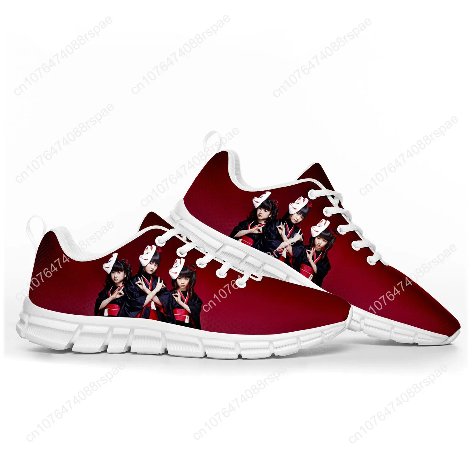 Babymetal Rock Band Pop Fashion Sports Shoes Mens Womens Teenager Kids Children Sneakers Custom High Quality Couple Shoes White