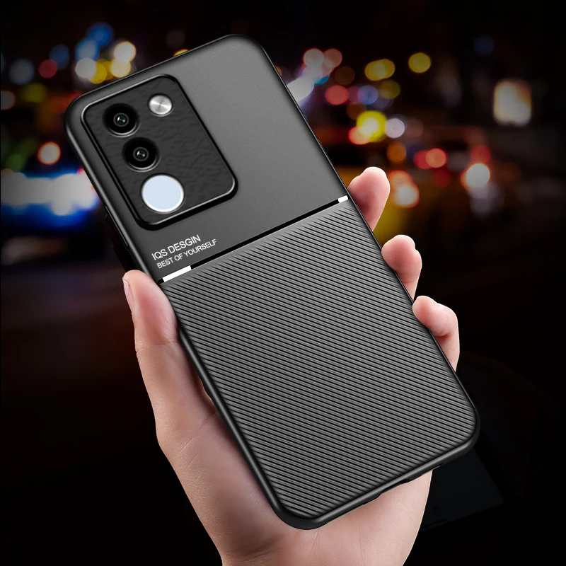 Slim Lightweight Leather Magnetic Shockproof Smartphone Case