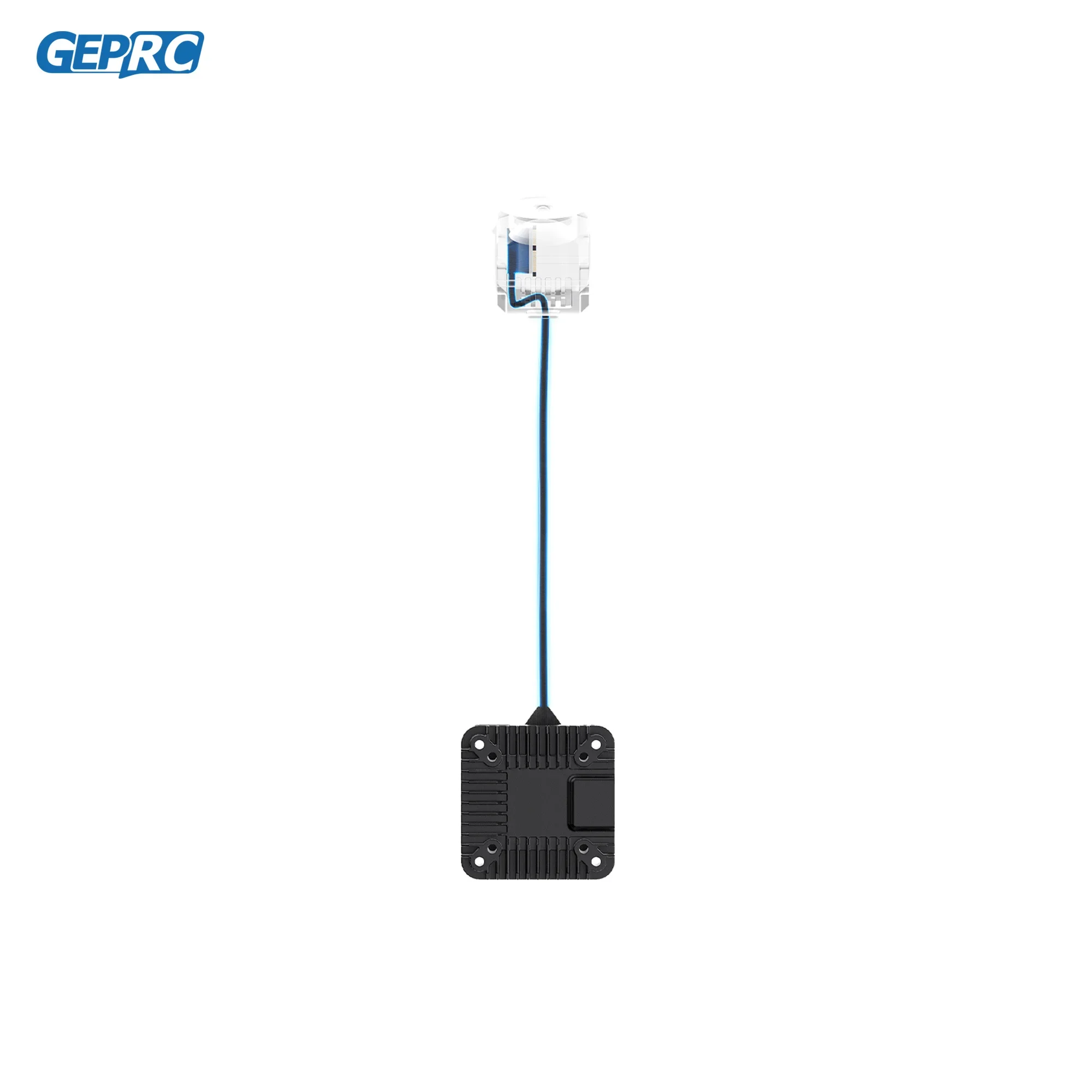 Câble coaxial GEPRC O4 20cm flexible pour drone FPV, idéal pour montage freestyle.