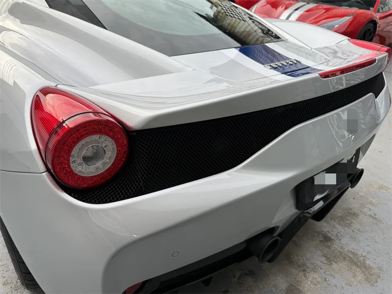 Speciale Style Dry Carbon Fiber Body Kit Front Bumper Rear Bumper Hood Side Skirts Exhaust Pipe for Ferrari 458 Italy