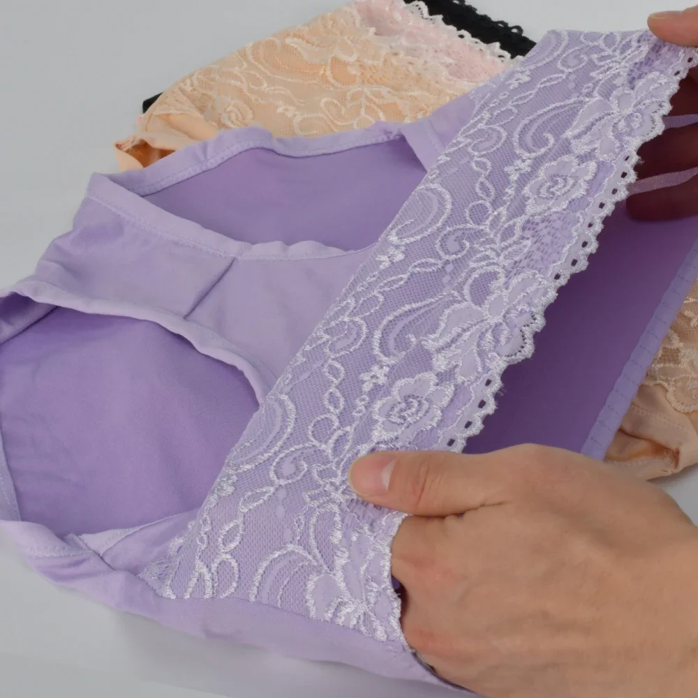 High Waist Cotton Panties - Women's Breathable Cotton Briefs With Slimming Fit