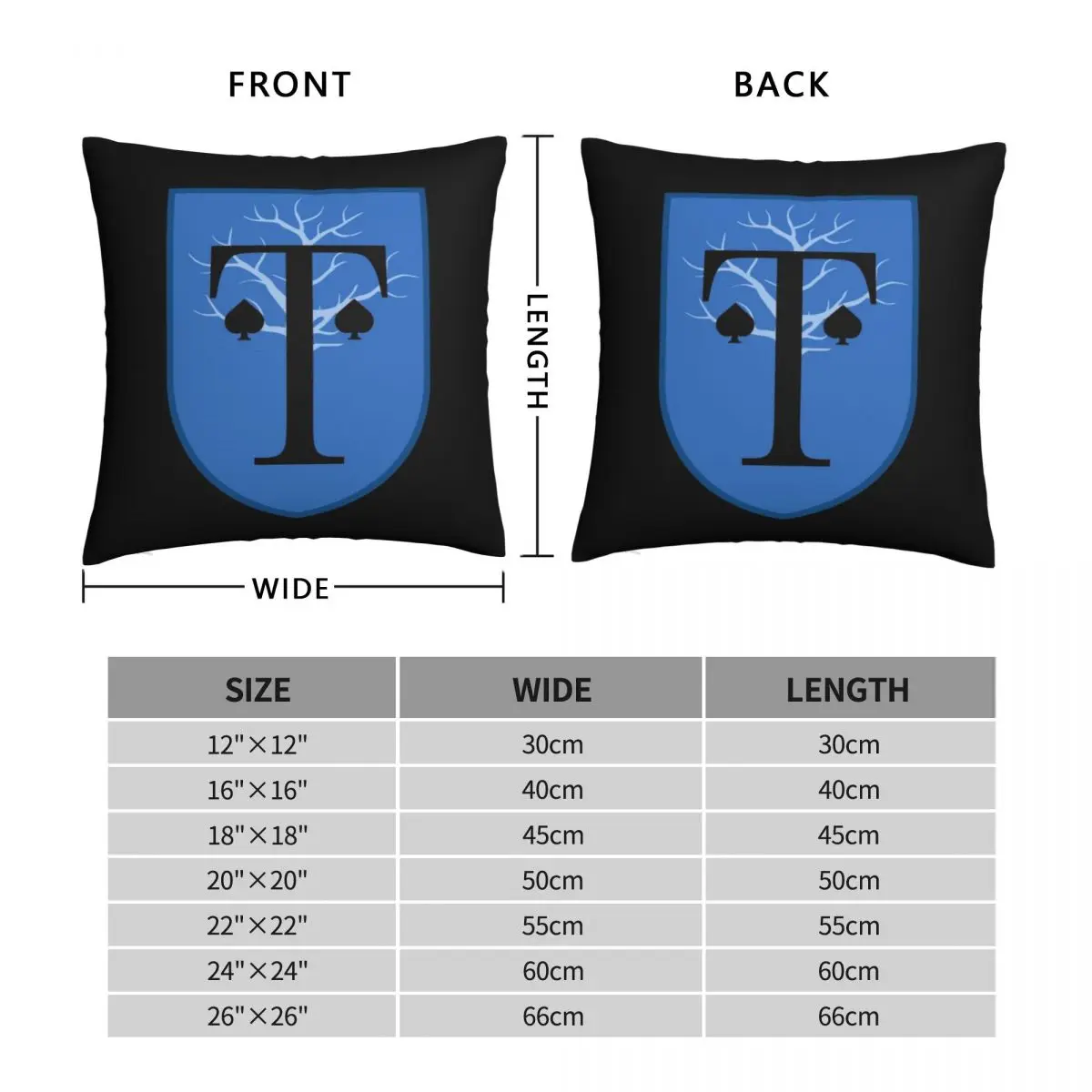 Рисунок 4 - Квадратная наволочка с логотипом школы Truham Grammer