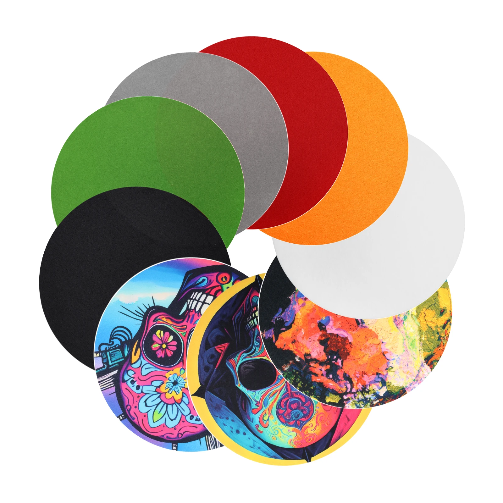 Premium Anti-Static 12-Inch Felt Turntable Slip Mat - 3mm Thickness