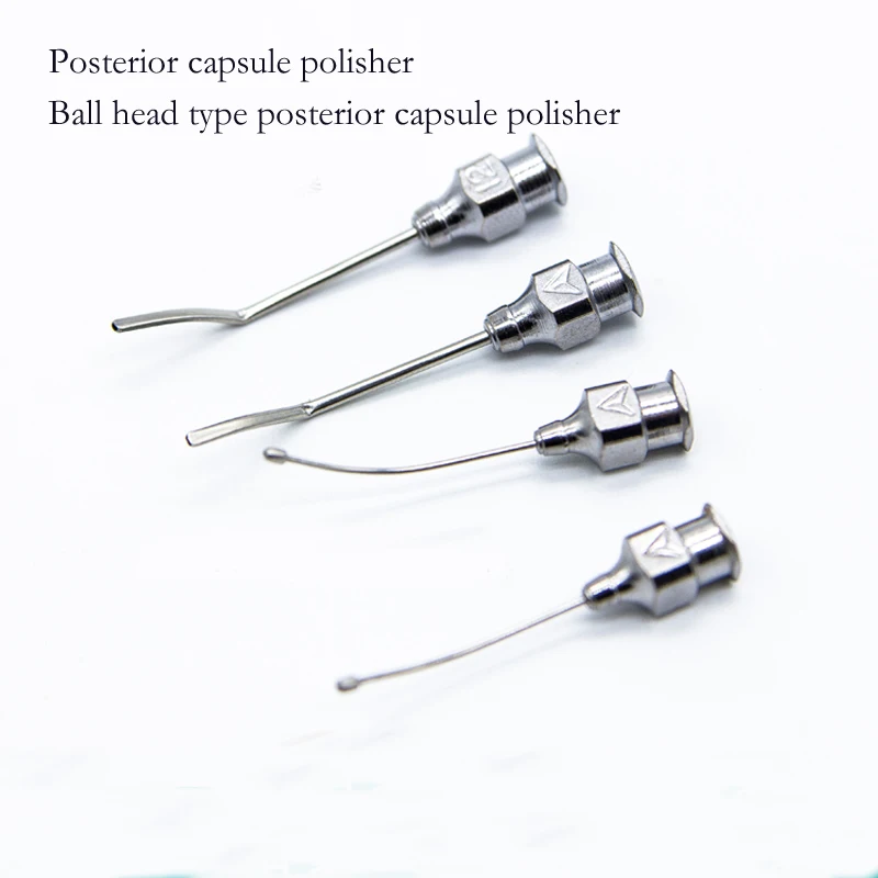 

Microscopic ophthalmic instruments Posterior capsule polisher Ball-shaped stainless steel posterior capsule polisher